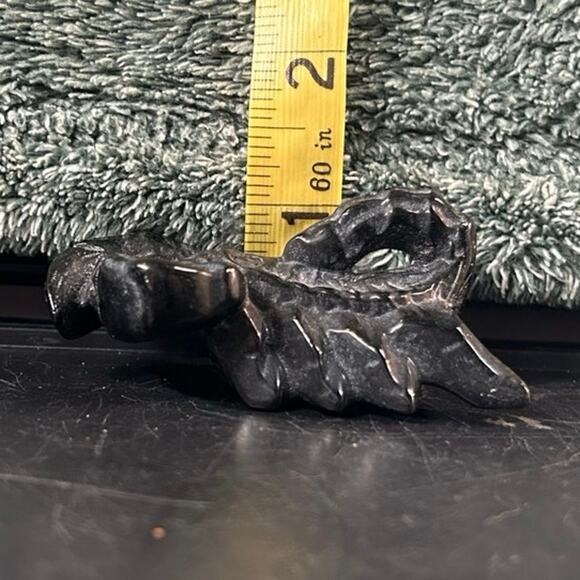 Stocking stuffer! Natural Larvikite Scorpion Carving Handcrafted Crystal - Picture 10 of 10